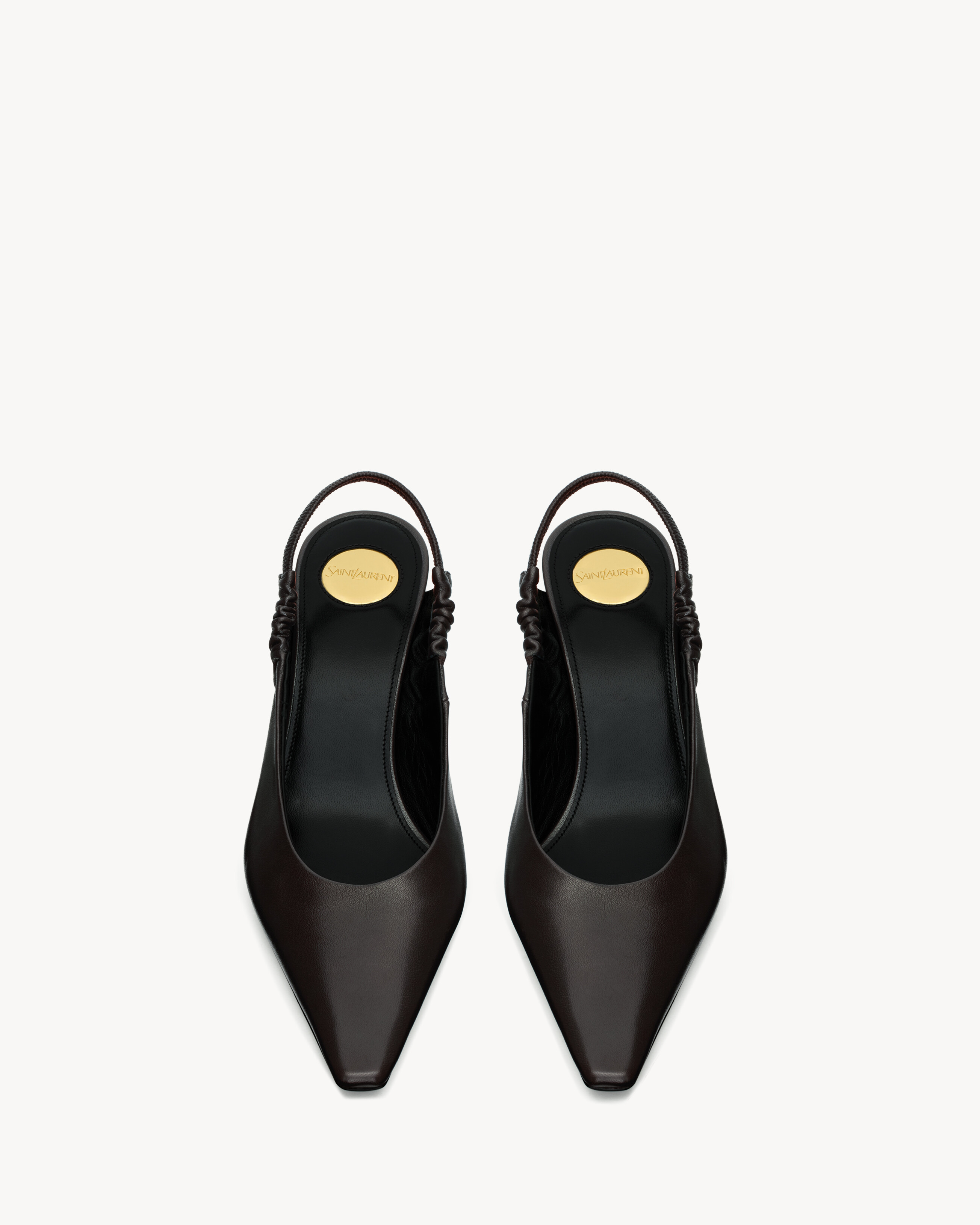 ANNE-MARIE slingback pumps in smooth leather