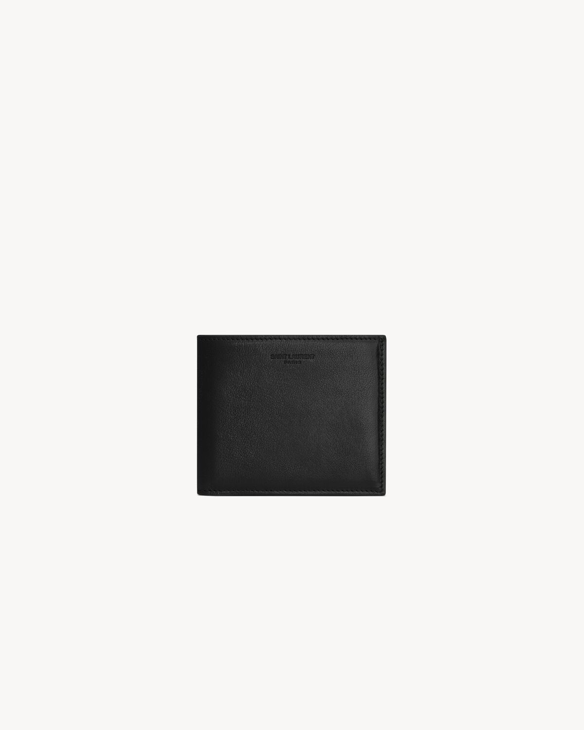 SAINT LAURENT PARIS East/West wallet in grained leather