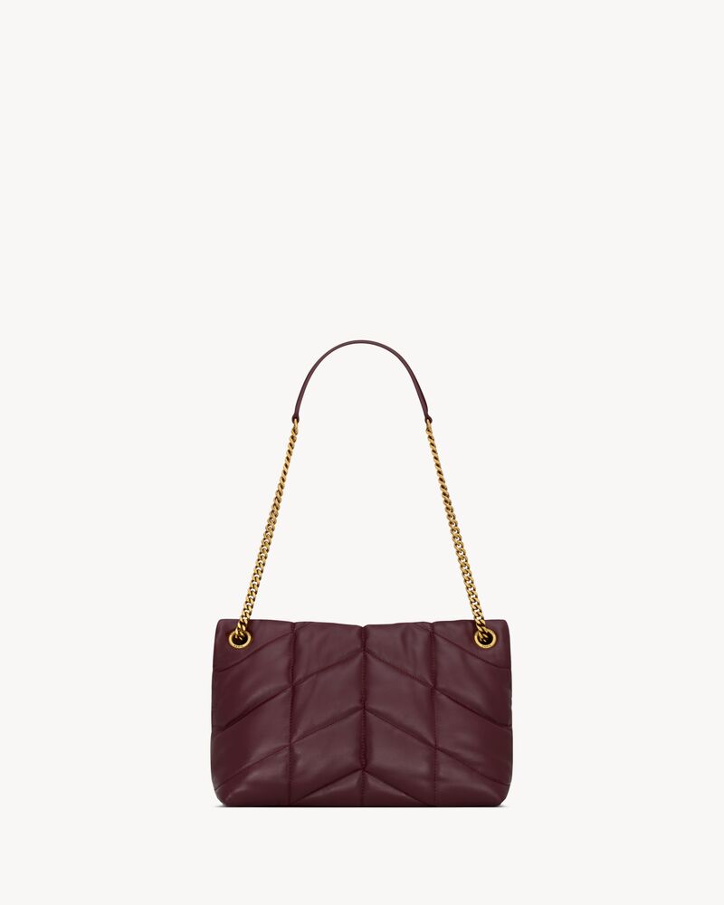 PUFFER small in shiny leather