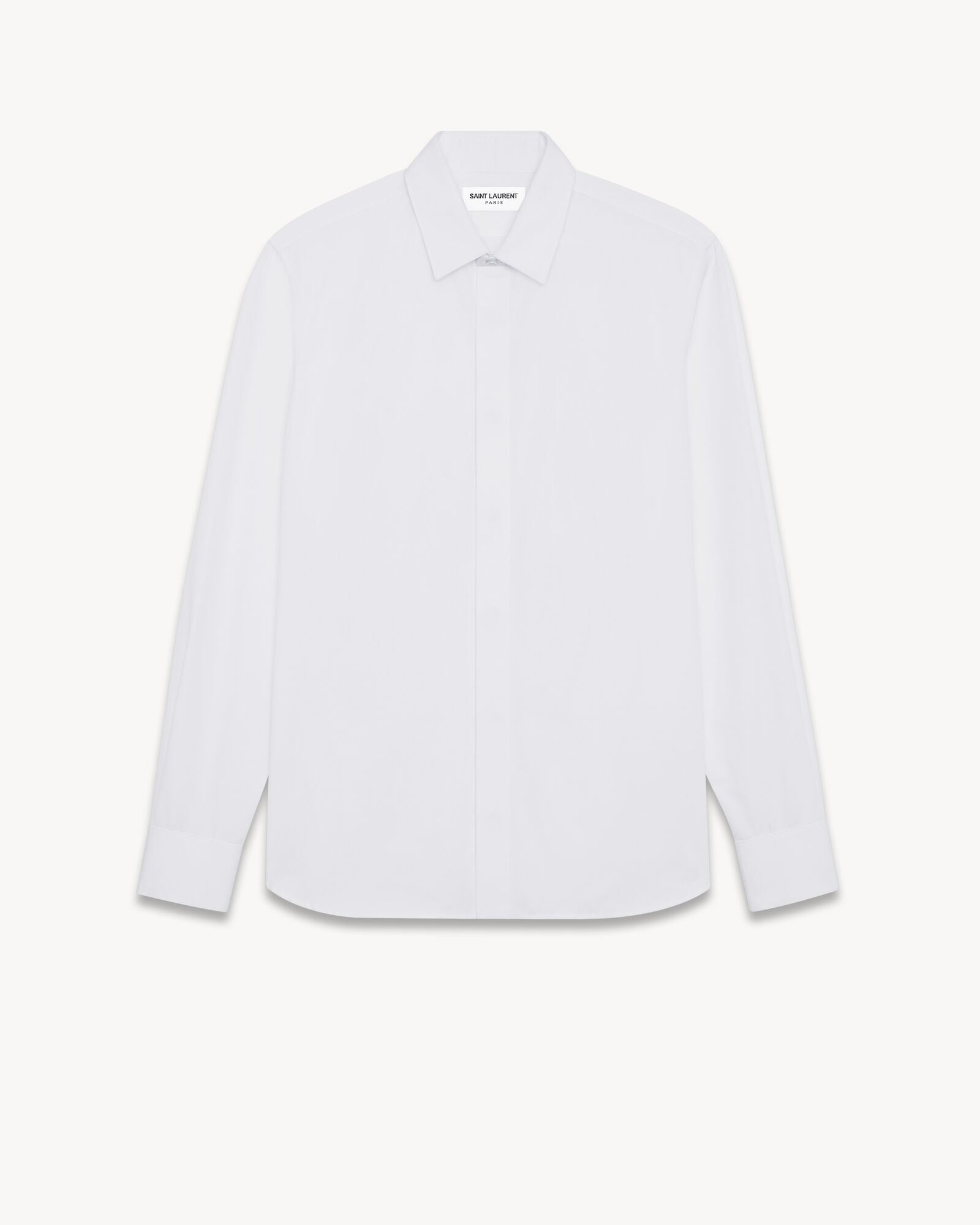 Slim-Fit Shirt in Poplin | Saint Laurent | YSL.com