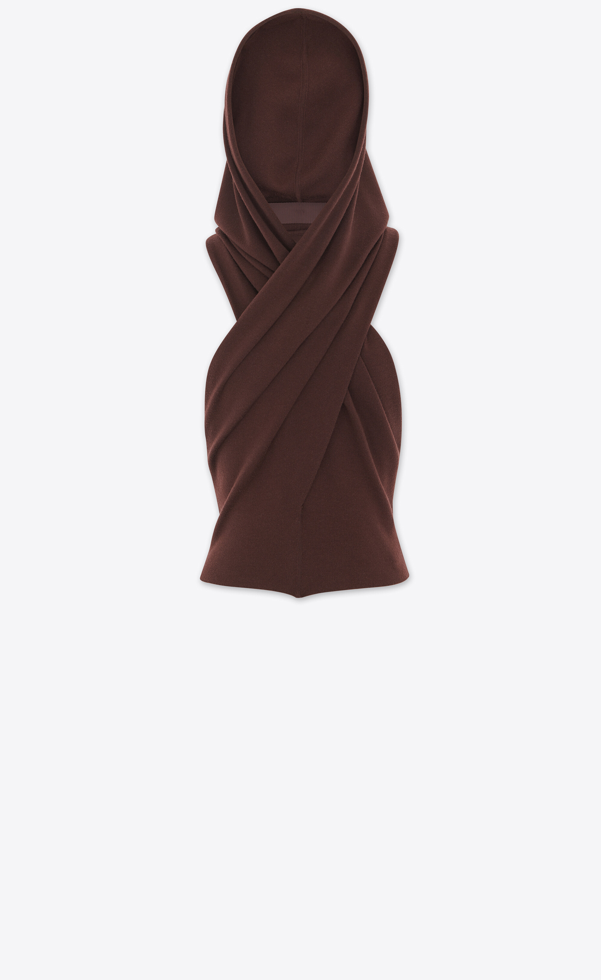 Hooded top in wool | Saint Laurent | YSL.com