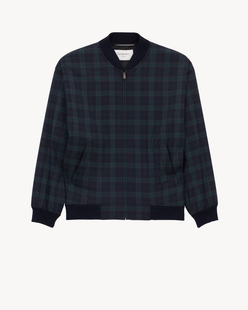 CASSANDRE bomber jacket in check