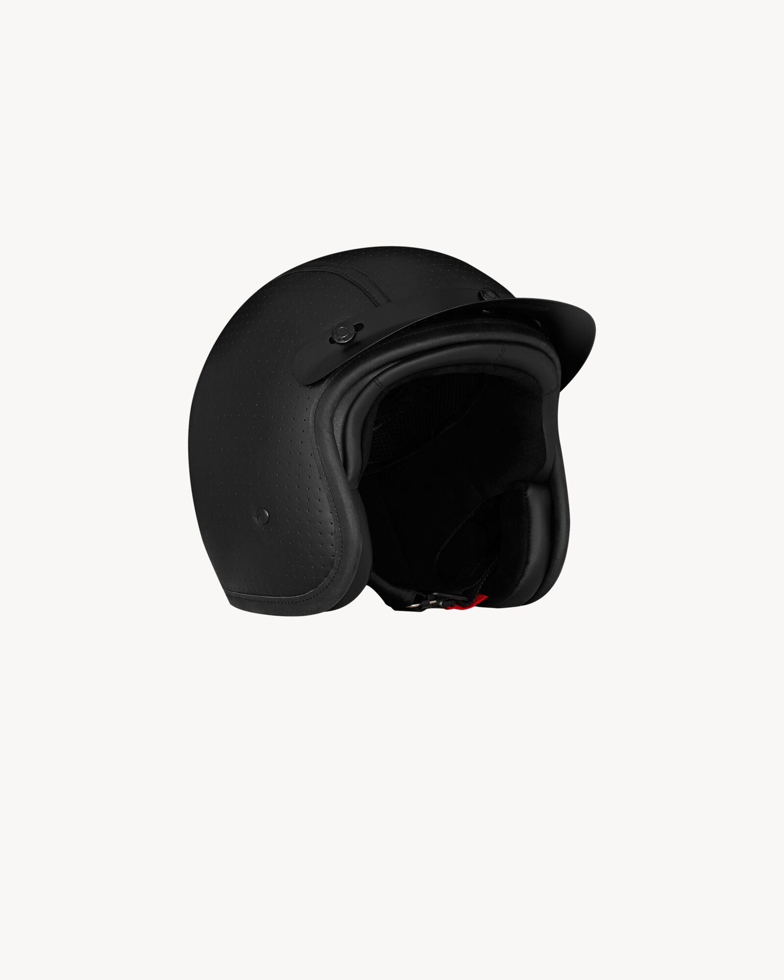 Hedon Bike helmet in perforated leather | Saint Laurent | YSL.com