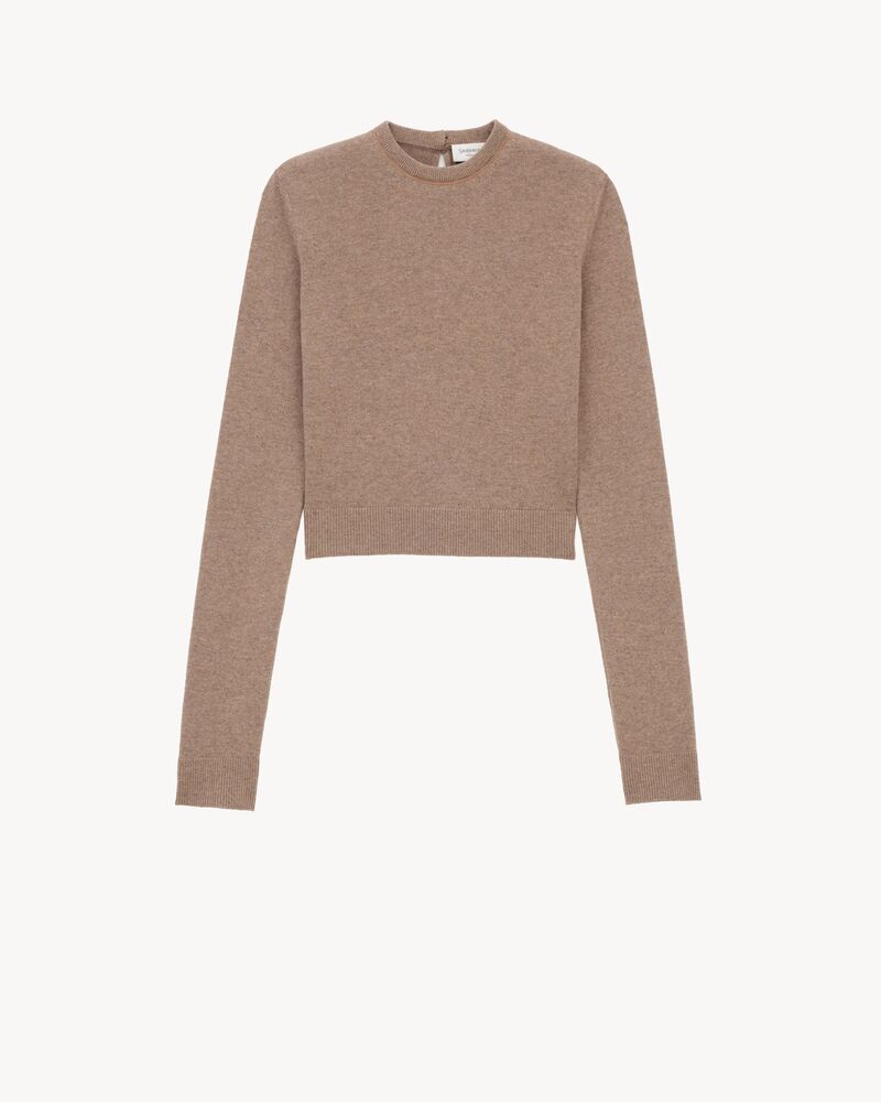 crewneck sweater in wool