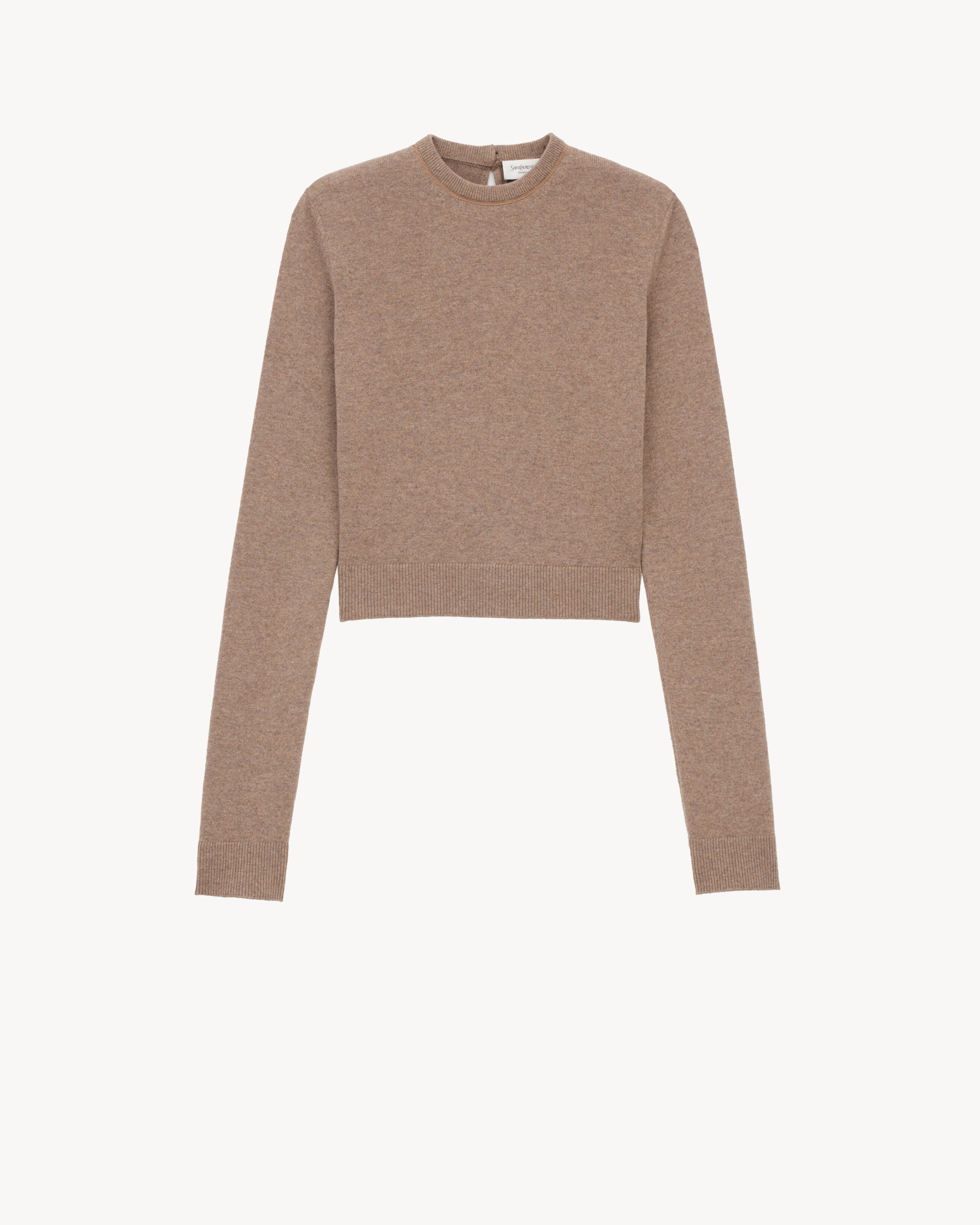 crewneck sweater in wool