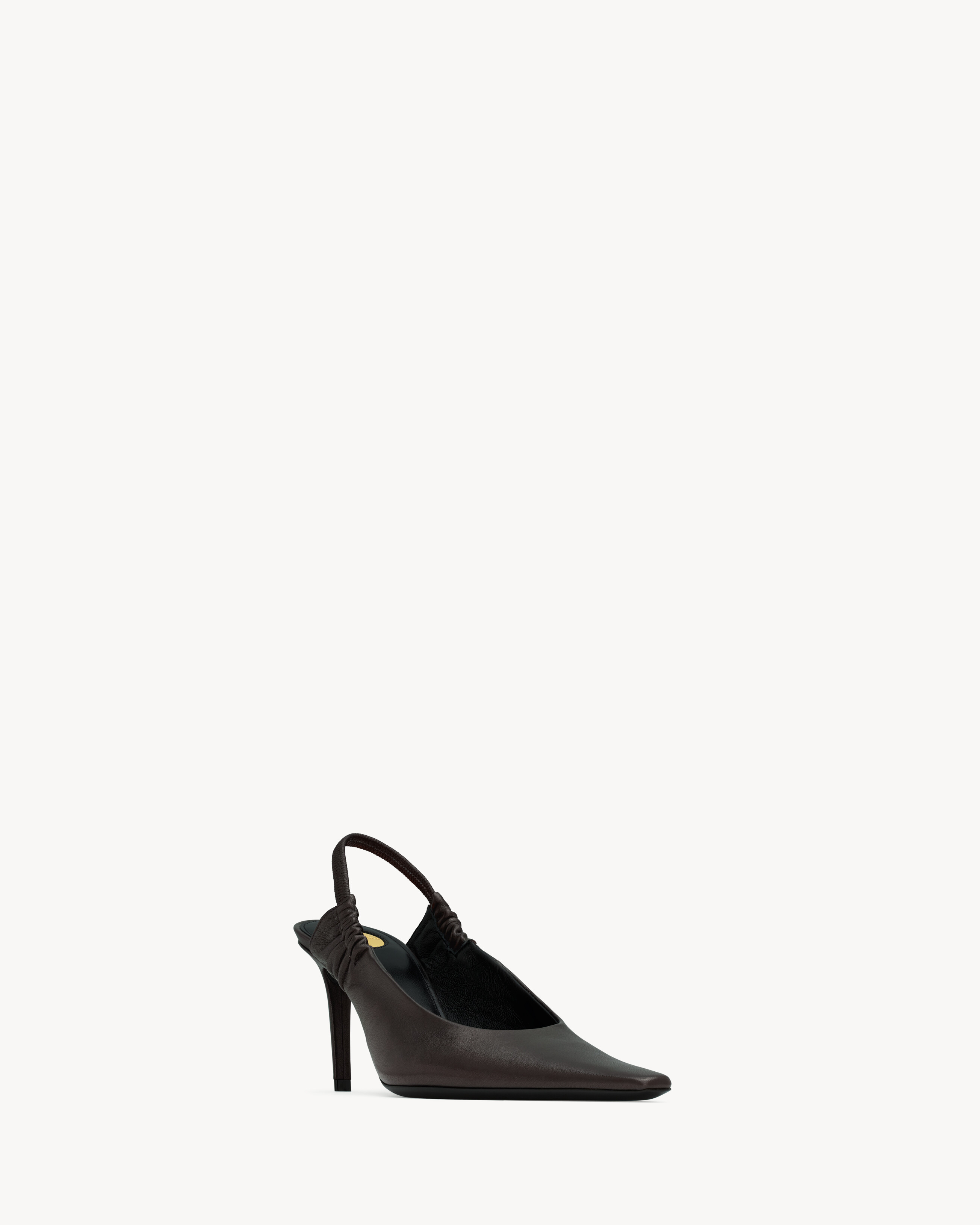 ANNE-MARIE slingback pumps in smooth leather