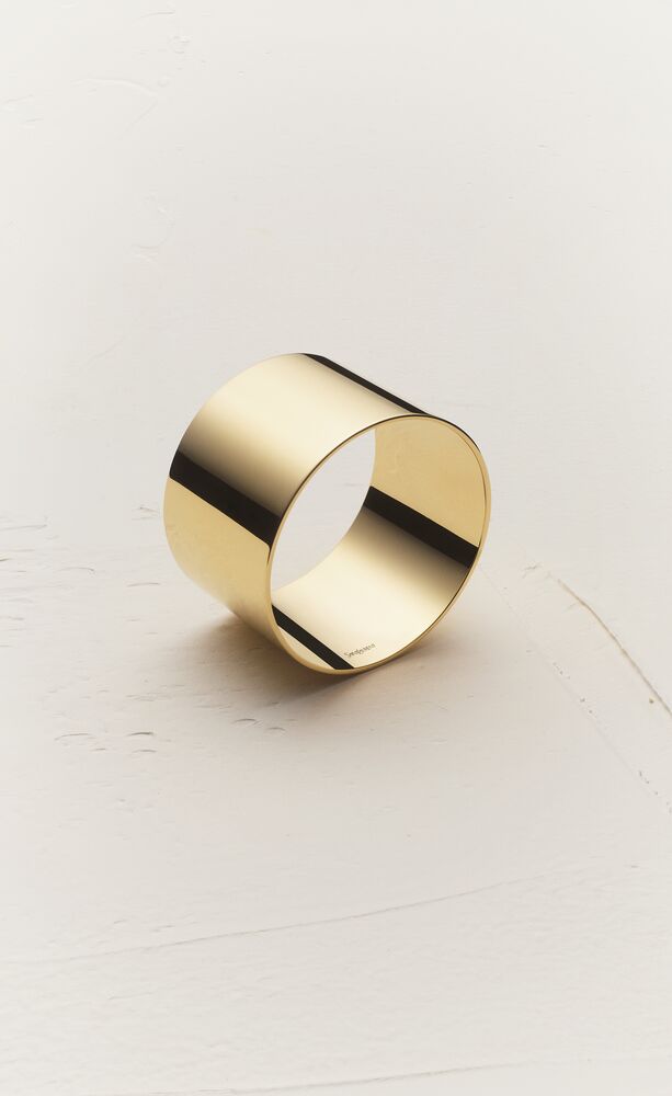 wide cuff in 18k yellow gold