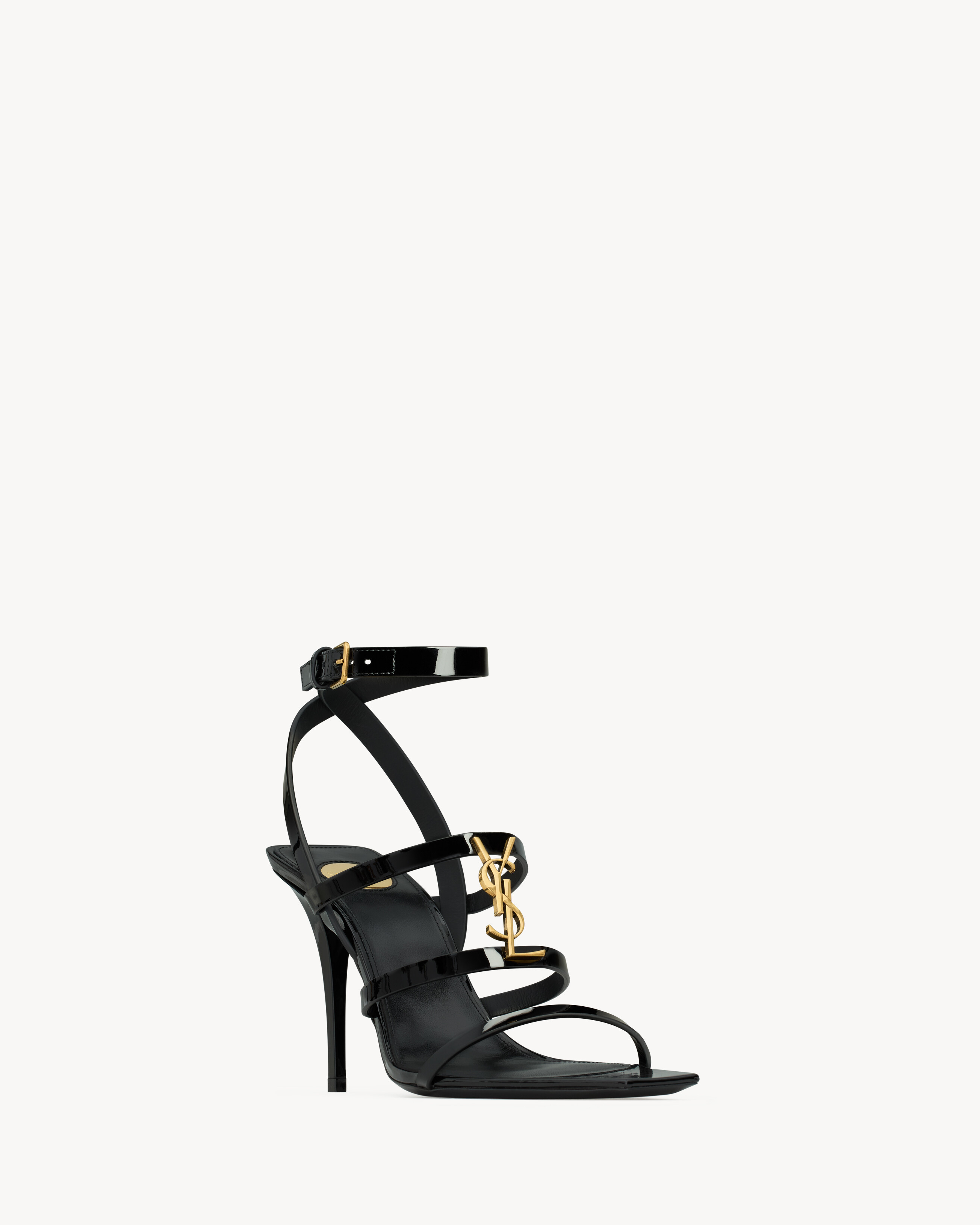 Cassandra Sandalen aus Lackleder