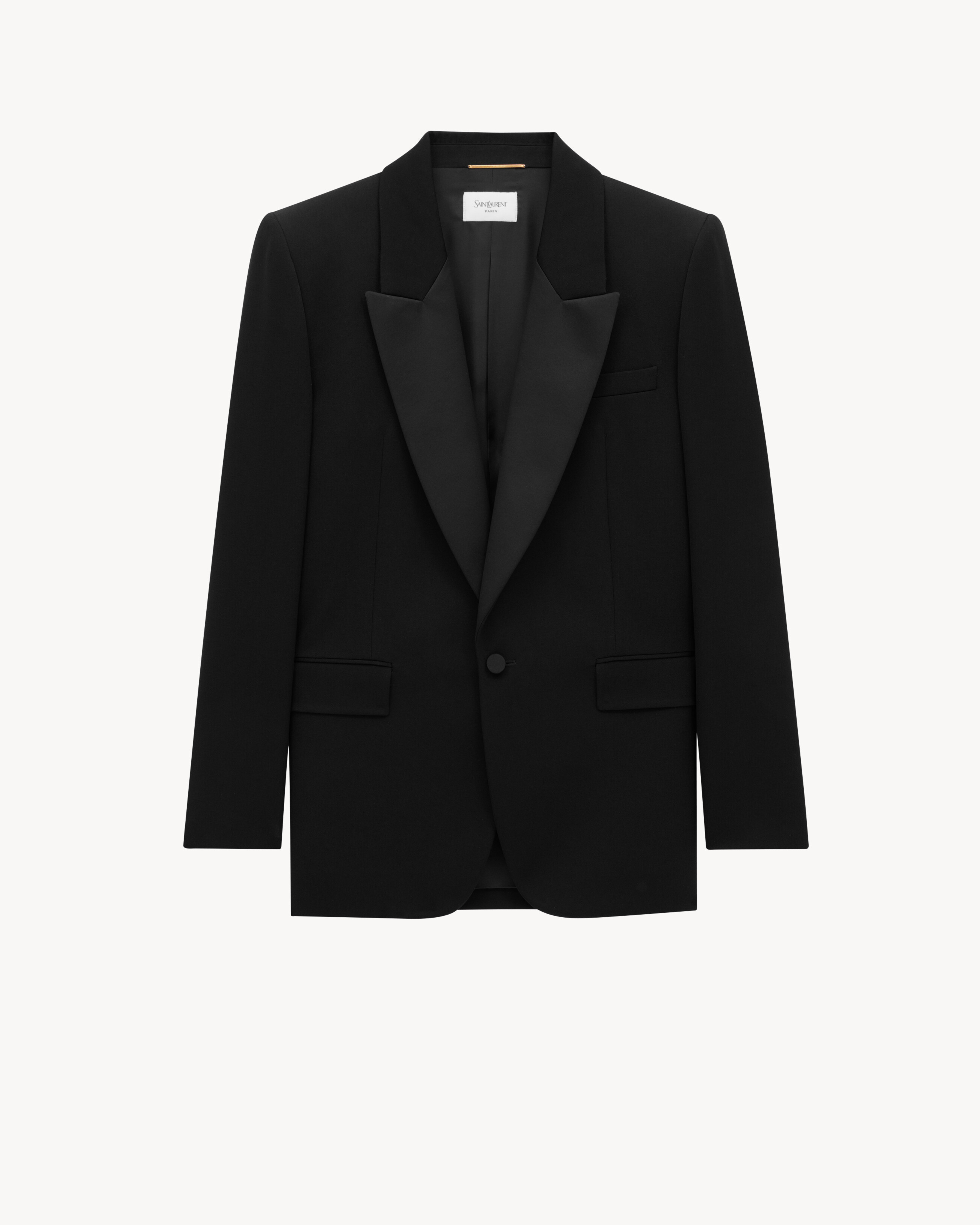 tuxedo jacket in grain de poudre