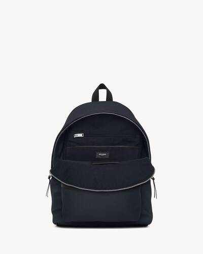 City backpack in nylon canvas and leather | Saint Laurent | YSL.com