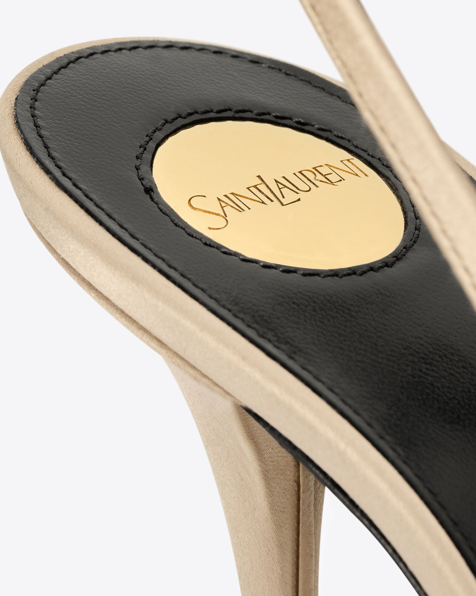 NORMA slingback pumps in satin crepe