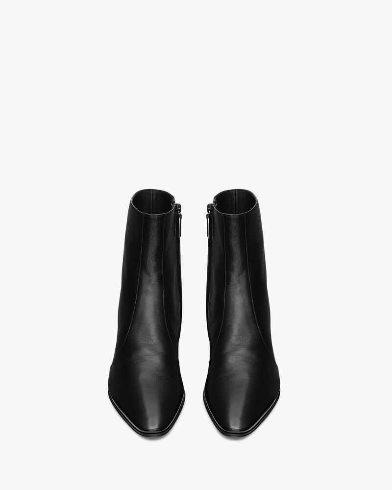 vassili zipped boots in smooth leather