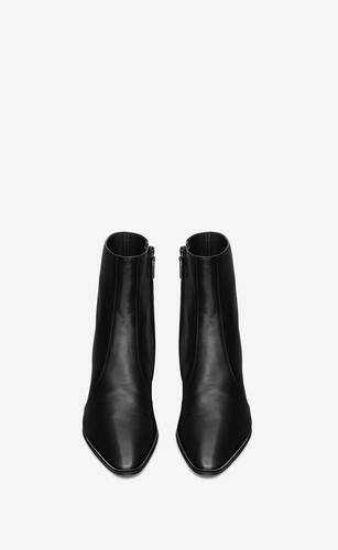 vassili zipped boots in smooth leather