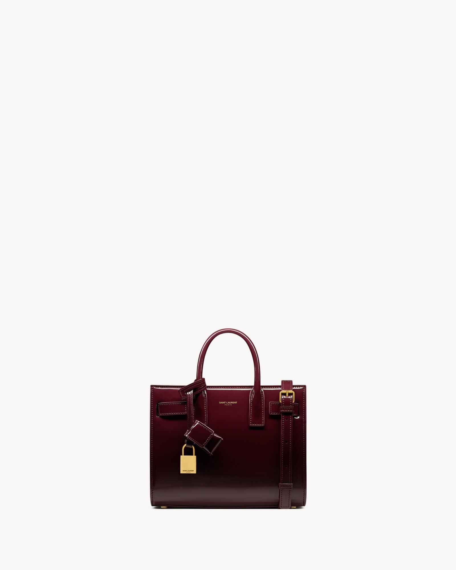 SAC DE JOUR in patent leather - nano — 398711B870W6413