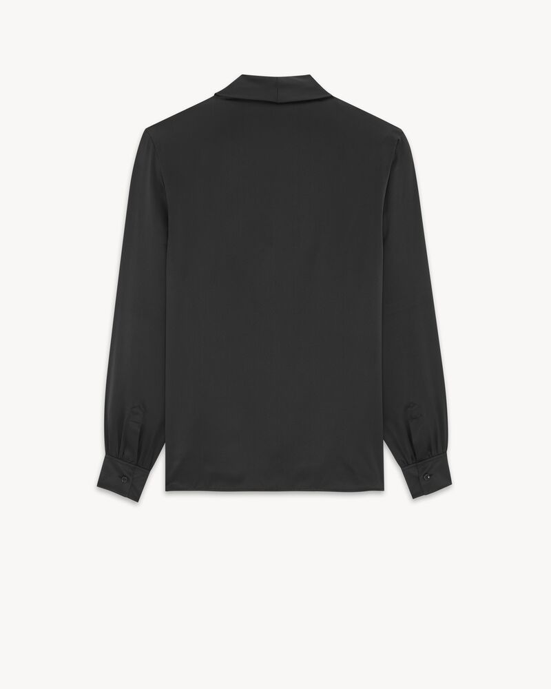 ラヴァリエネックシャツ（シルクサテン） | Saint Laurent