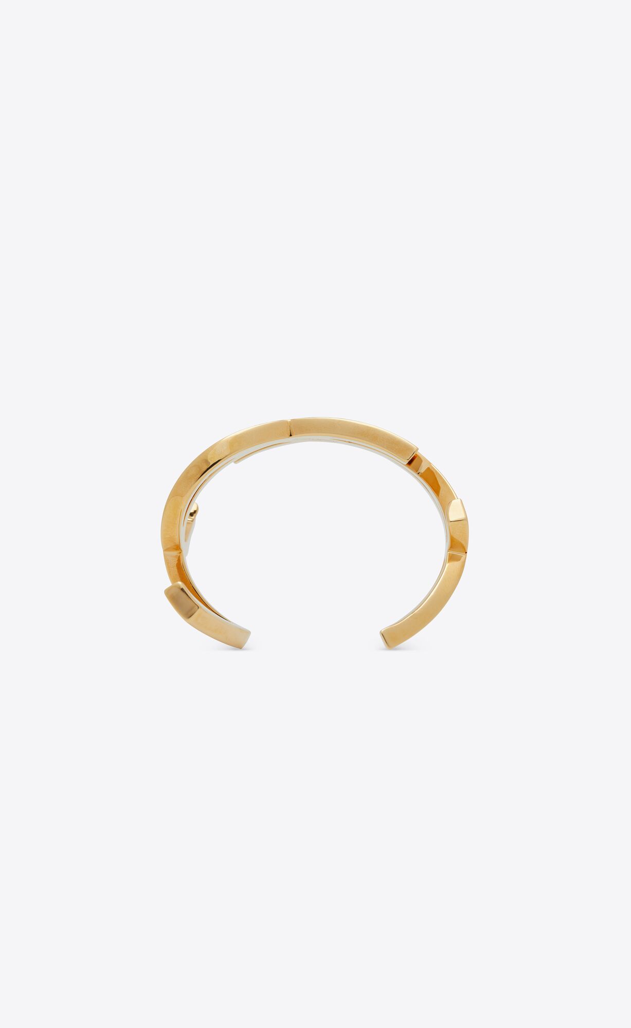 OPYUM twist cuff bracelet in metal | Saint Laurent United States | YSL.com