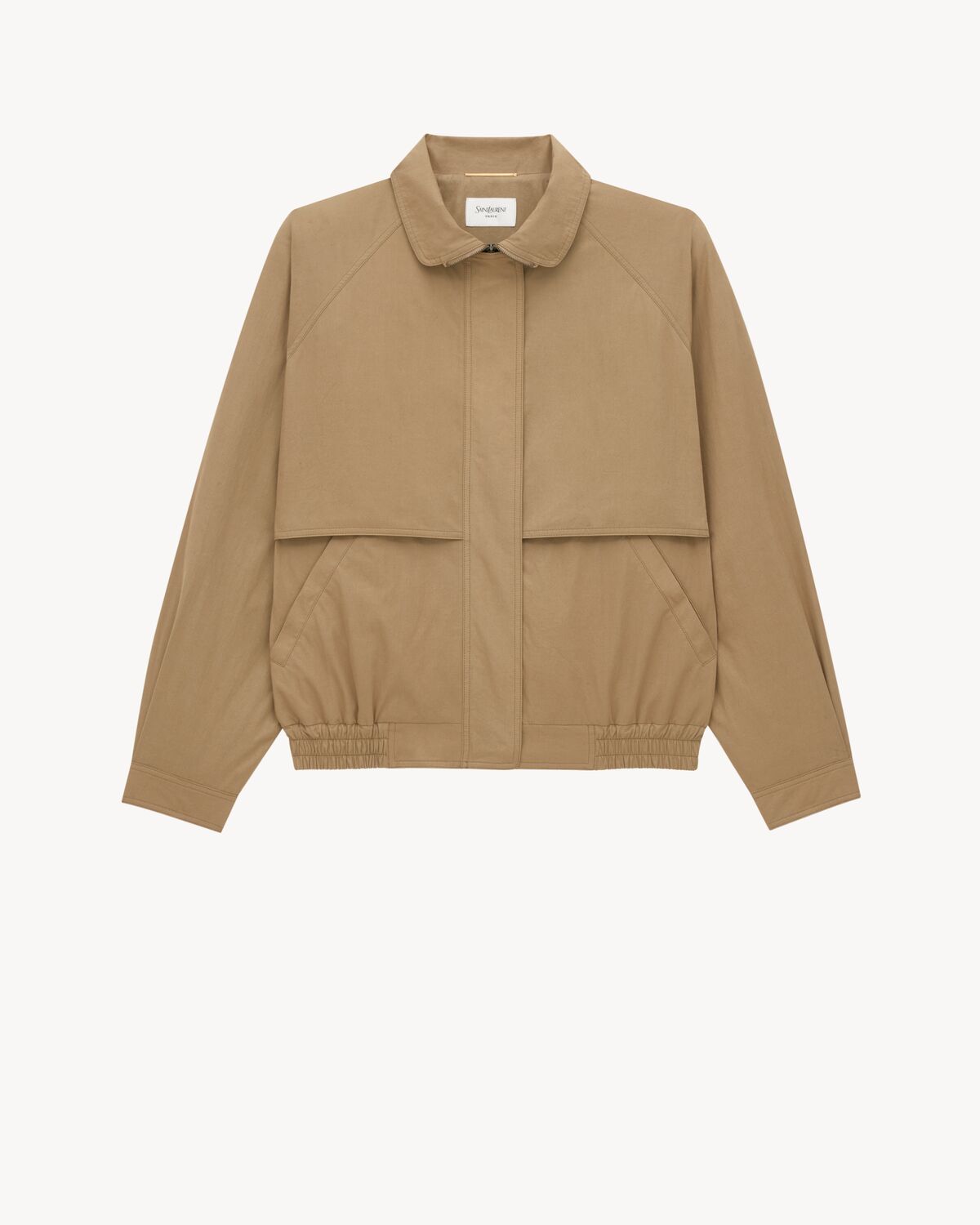 jacket in cotton canvas