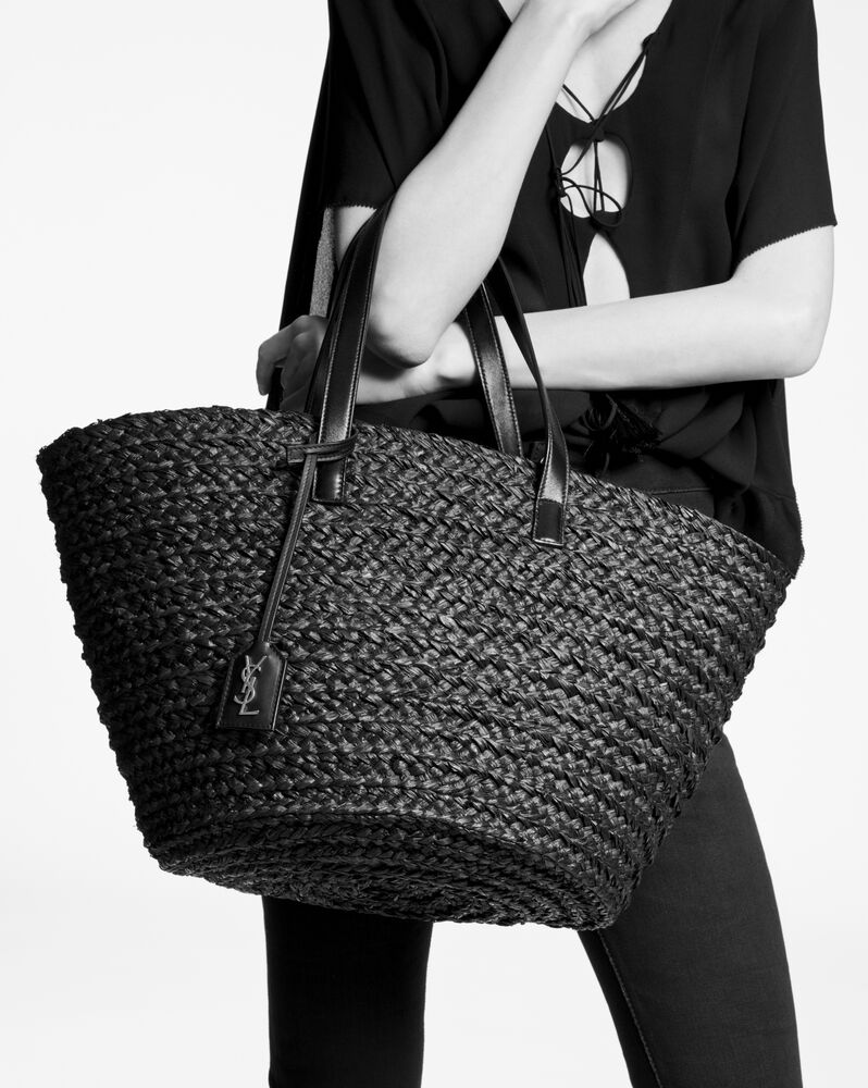 Panier medium bag in raffia Clearance