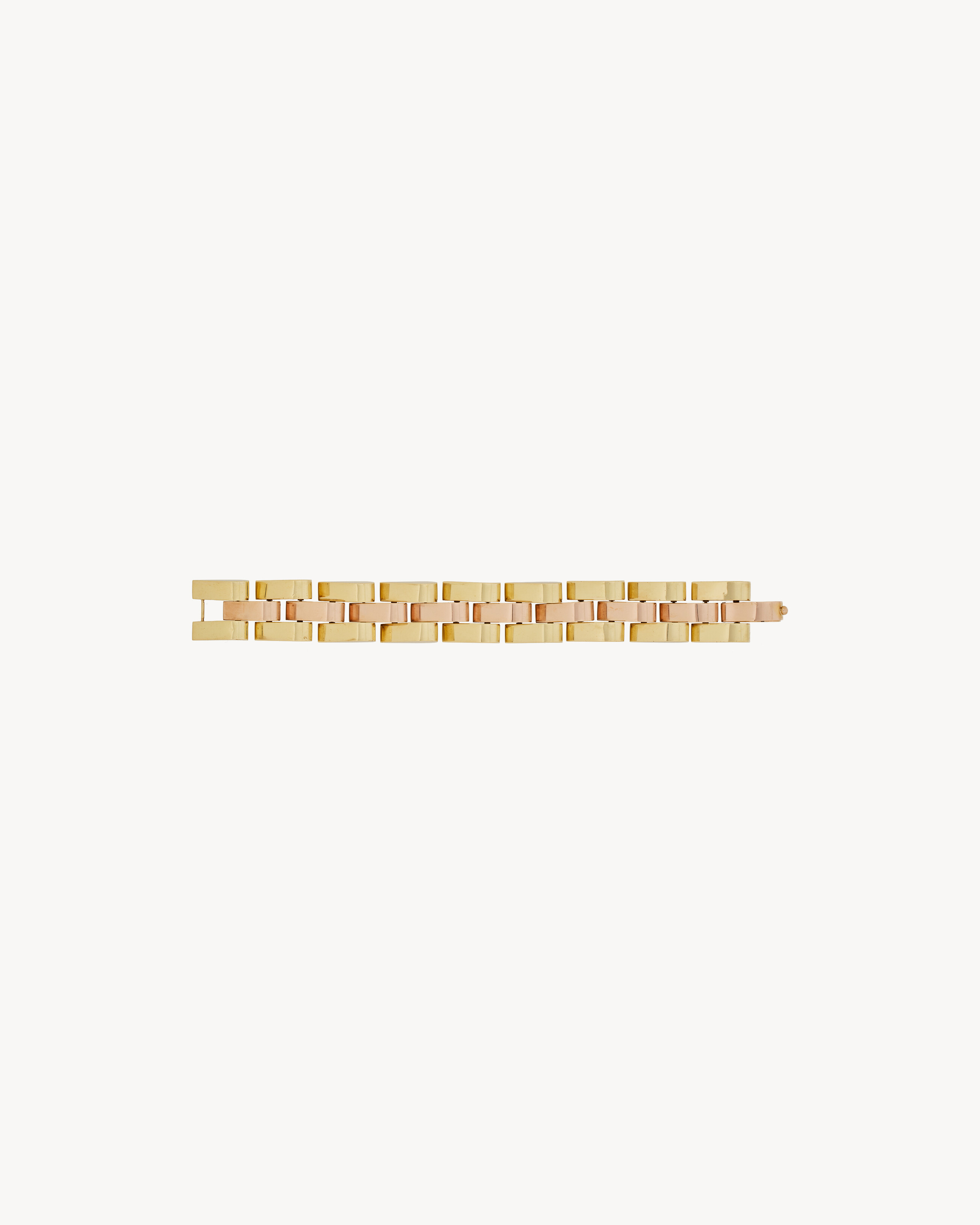 Vintage bracelet in yellow and pink gold
