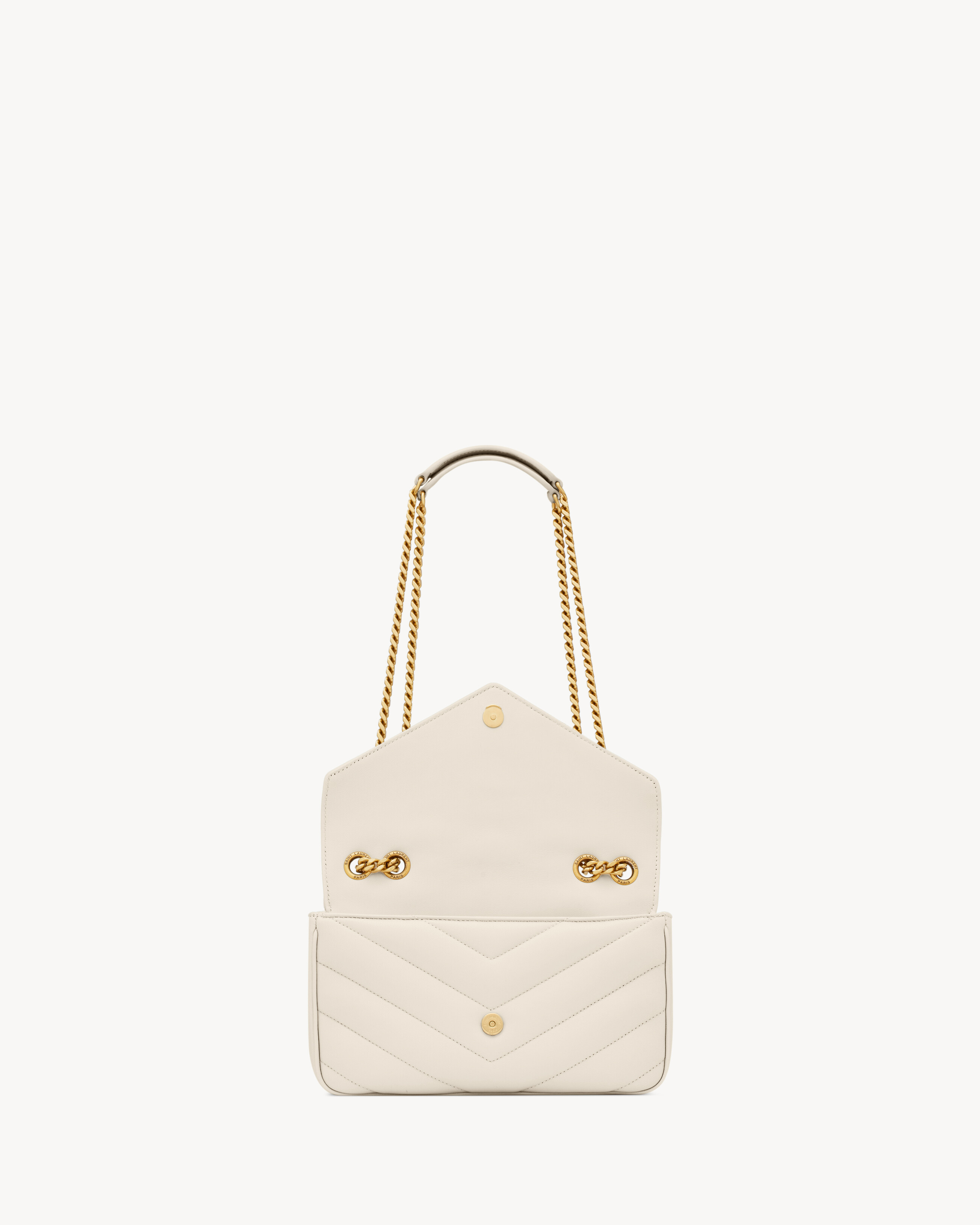 LOULOU small in MATELASSÉ lambskin