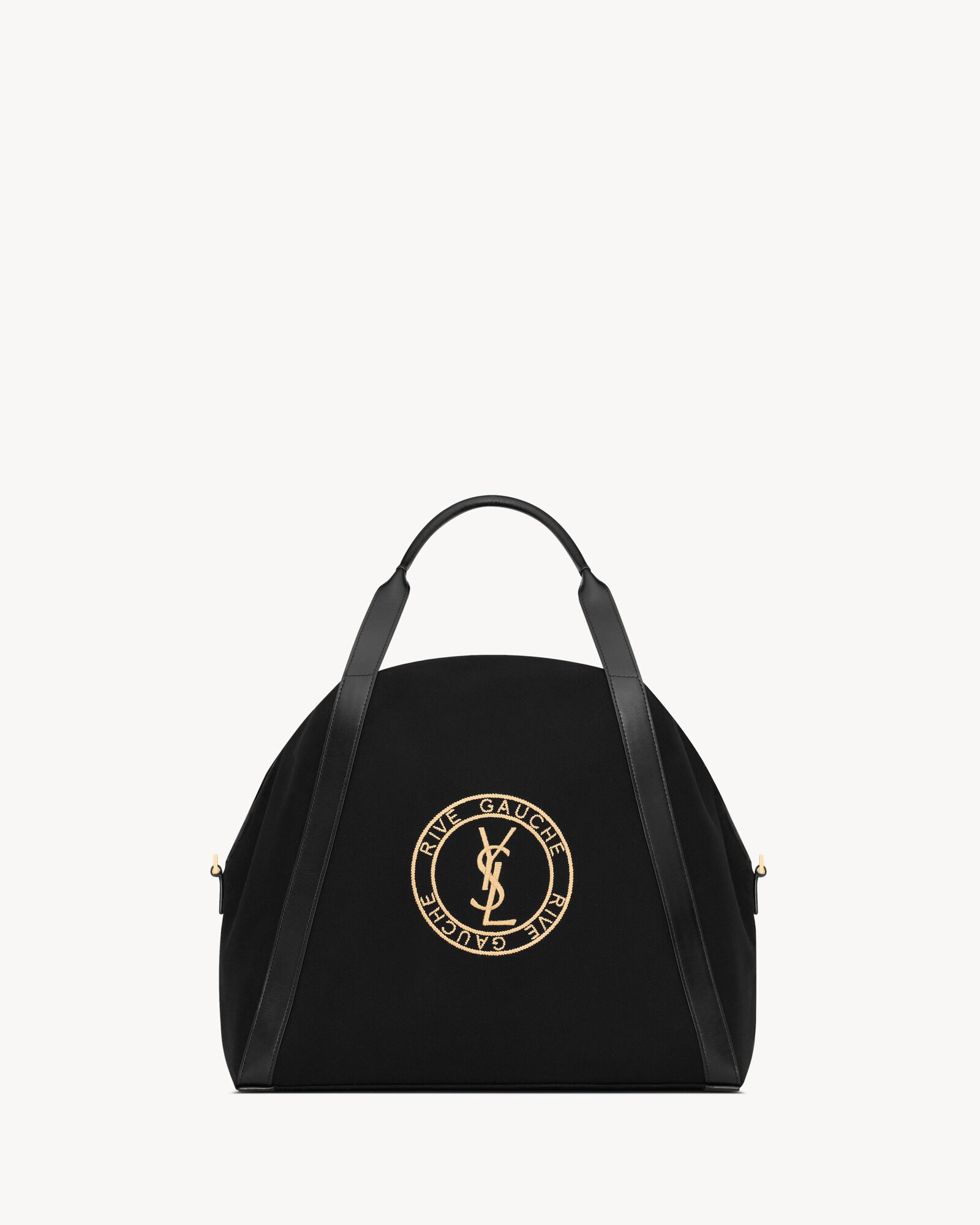 RIVE GAUCHE bowling tote in canvas Saint Laurent YSL