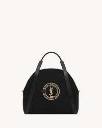 RIVE GAUCHE bowling tote in canvas