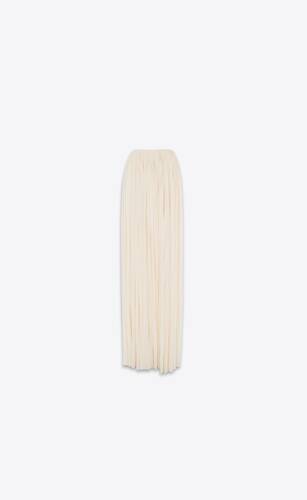 long pleated skirt in jersey