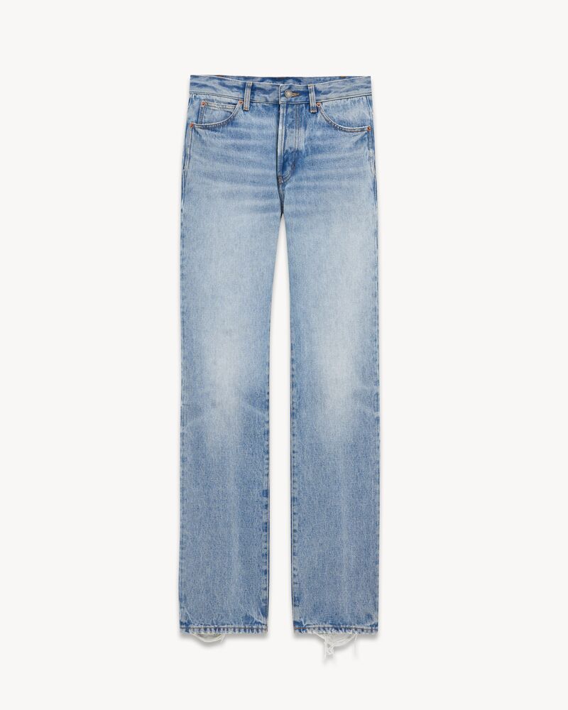 low-rise jeans in Sicily blue denim
