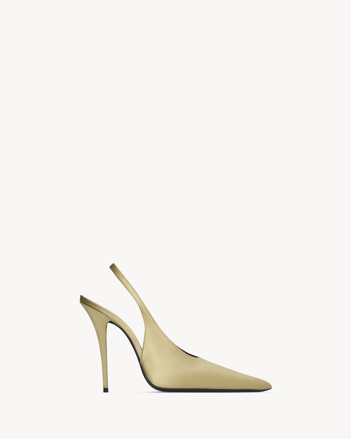 L'ENTRACTE slingback pumps in satin crepe