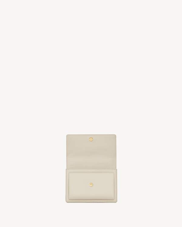 YSL 25S SUNSET BAG 22 IN NUDE CALFSKIN GOLD HARDWRE