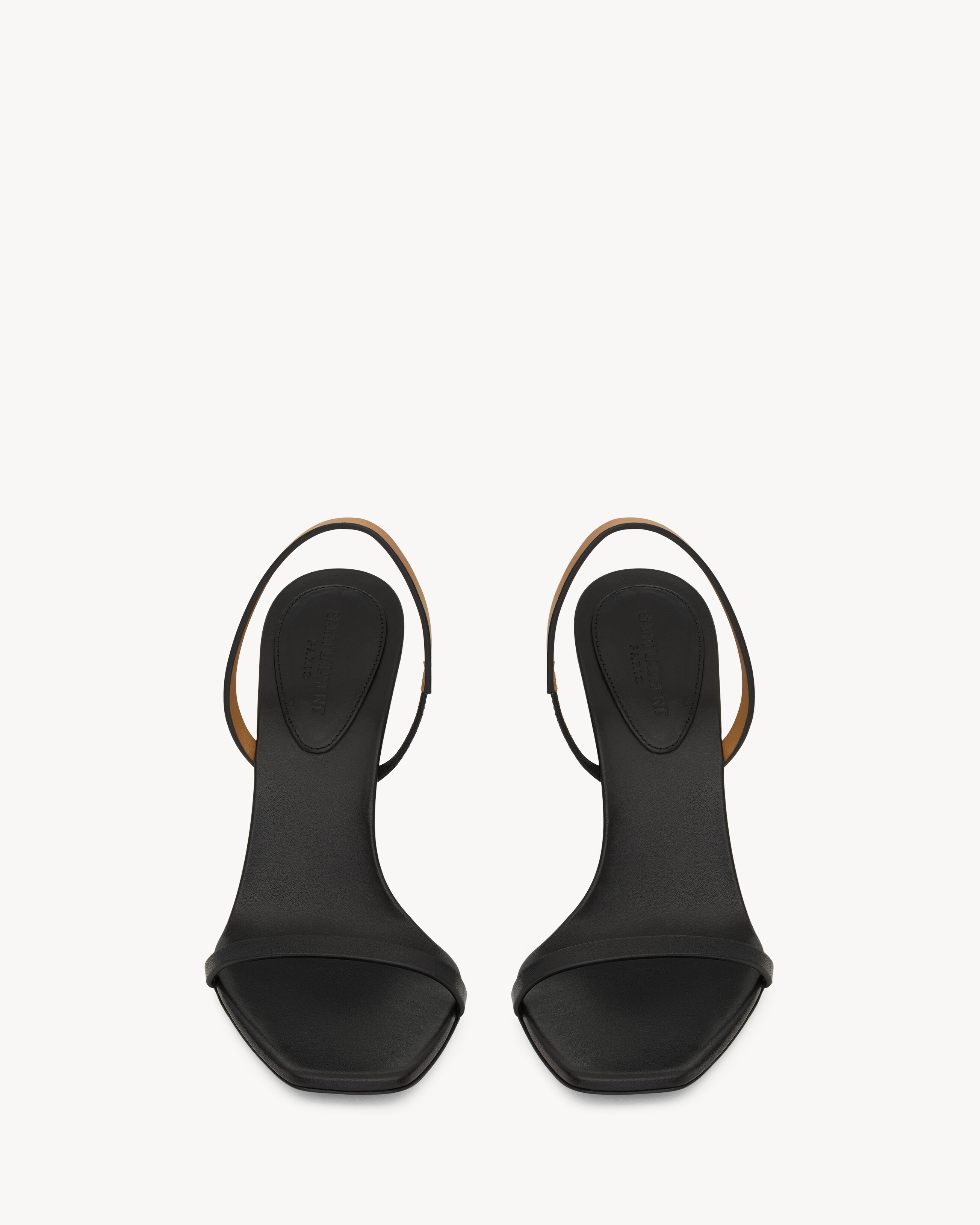 OPYUM slingback sandals in smooth leather