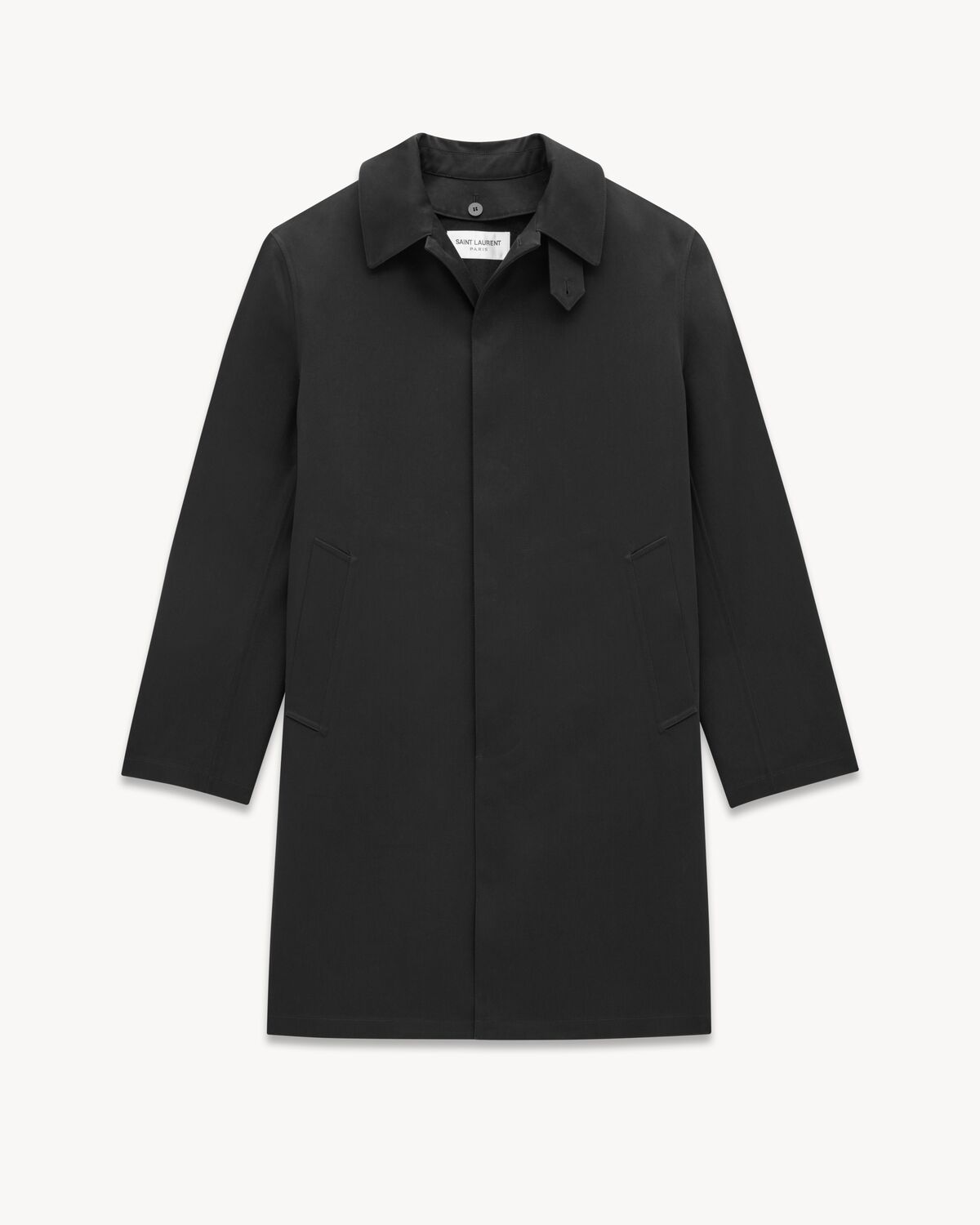 Mackintosh coat in water-repellant canvas