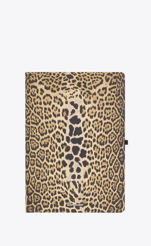 agood company leopard print notebook a4