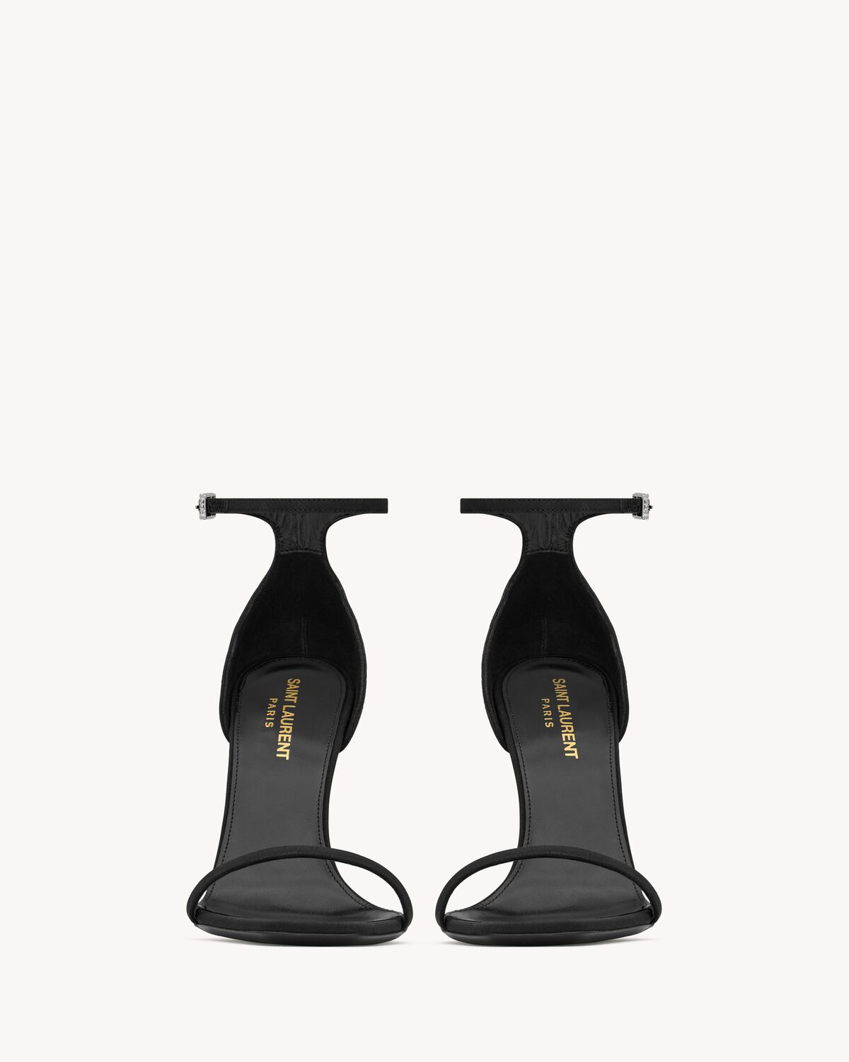 생로랑 크레프 드 신 오피엄 샌들 762953AACSM1000