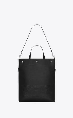 université n/s foldable tote in vegetable-tanned leather