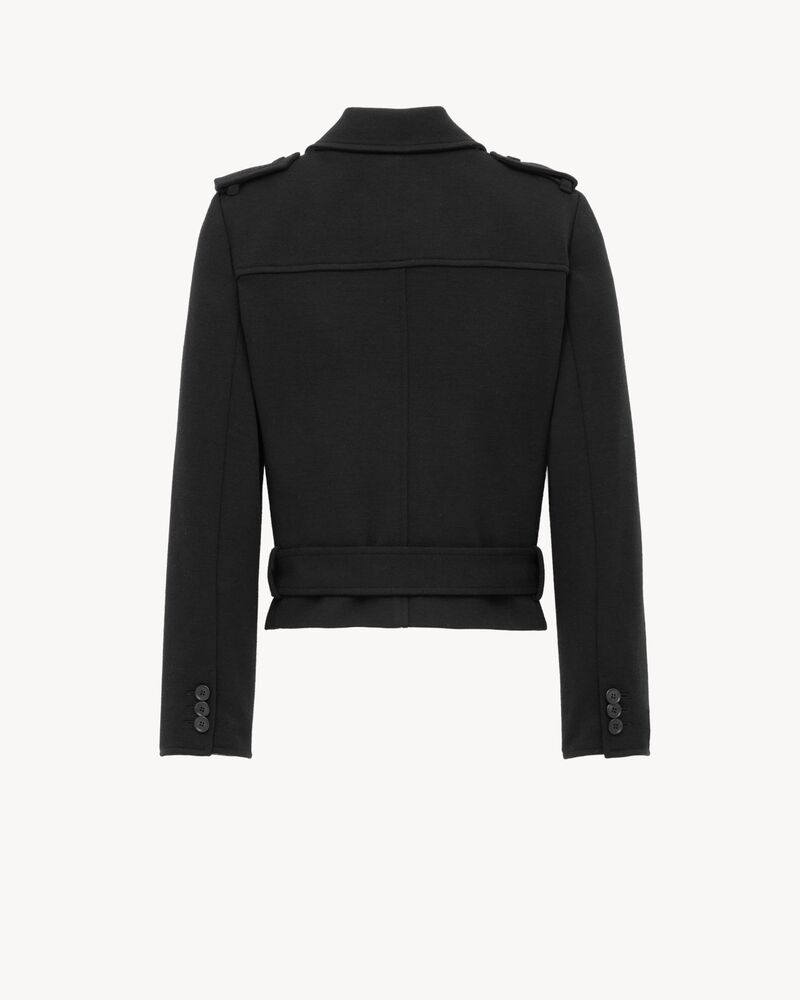 officer's jacket in jersey