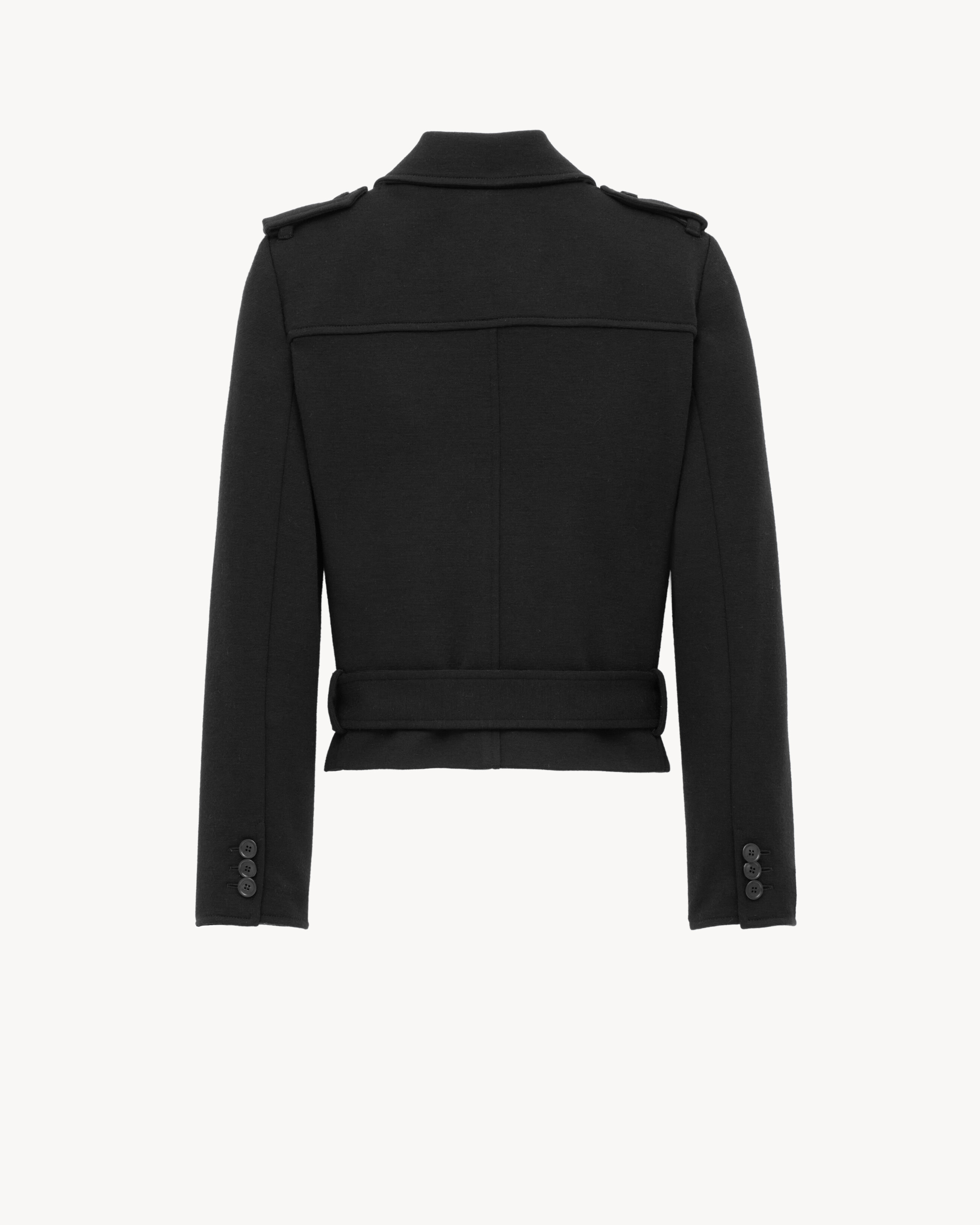 officer's jacket in jersey