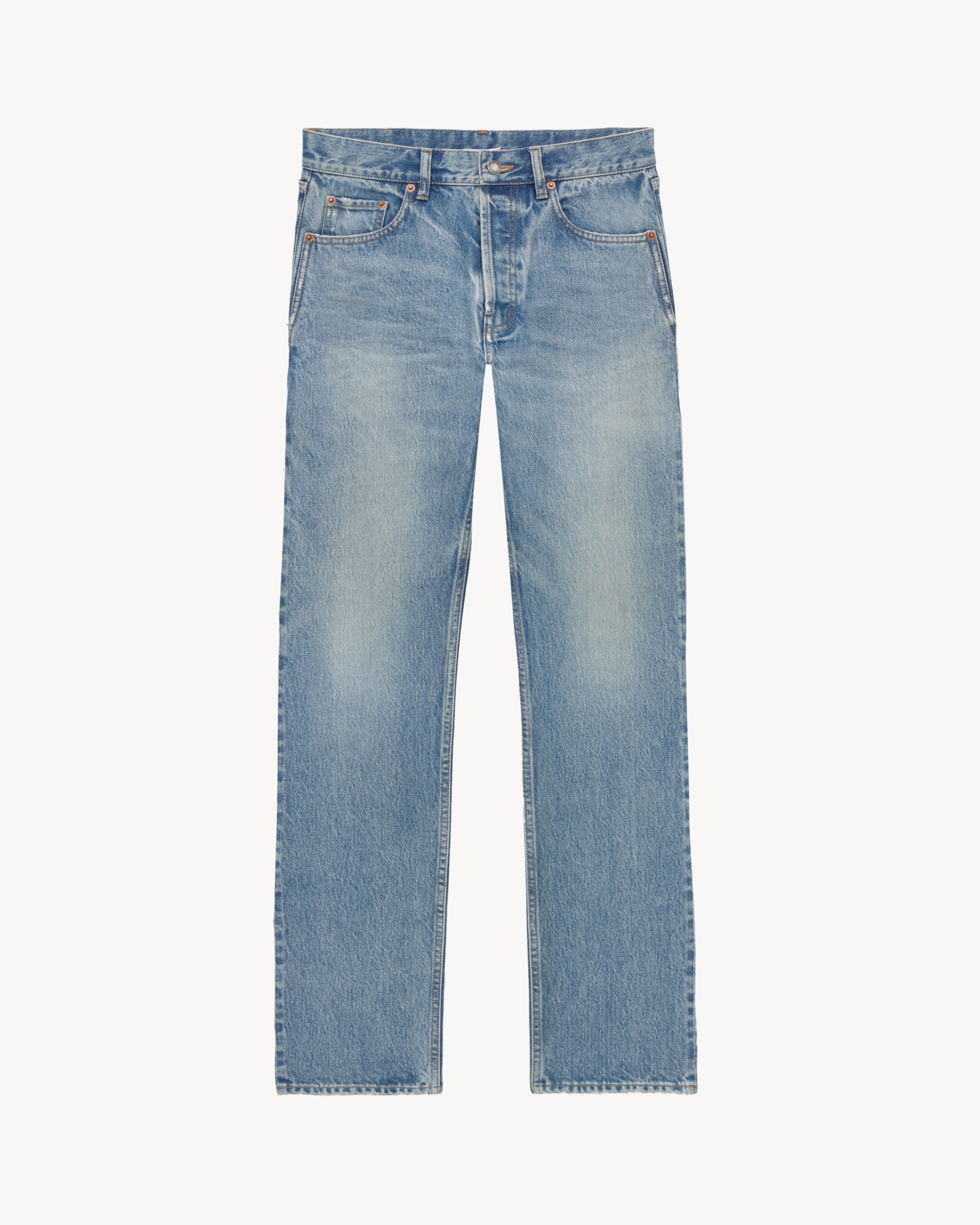 MICK long jeans in nonza blue denim | Saint Laurent | YSL.com