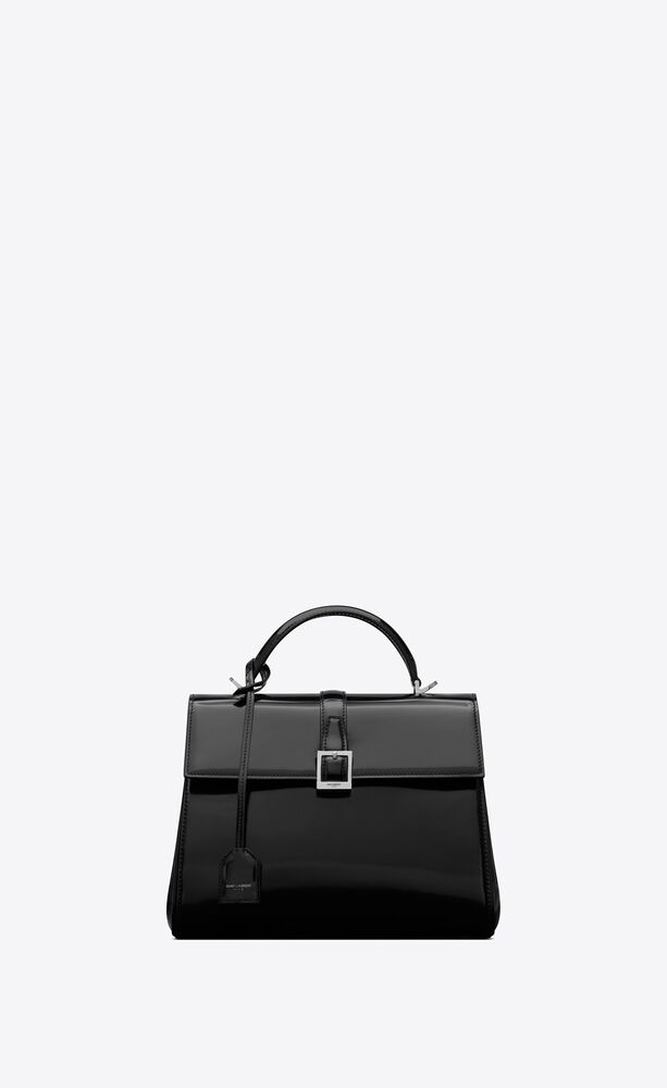 LE FERMOIR small top-handle in brushed leather, Saint Laurent