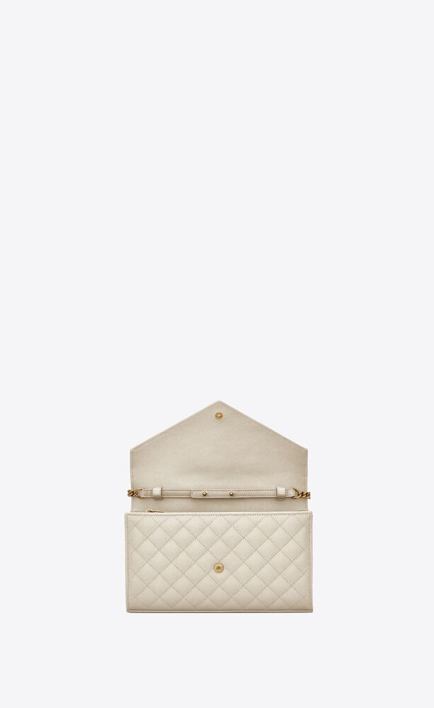 CASSANDRE CHAIN WALLET IN QUILTED LEATHER, Saint Laurent