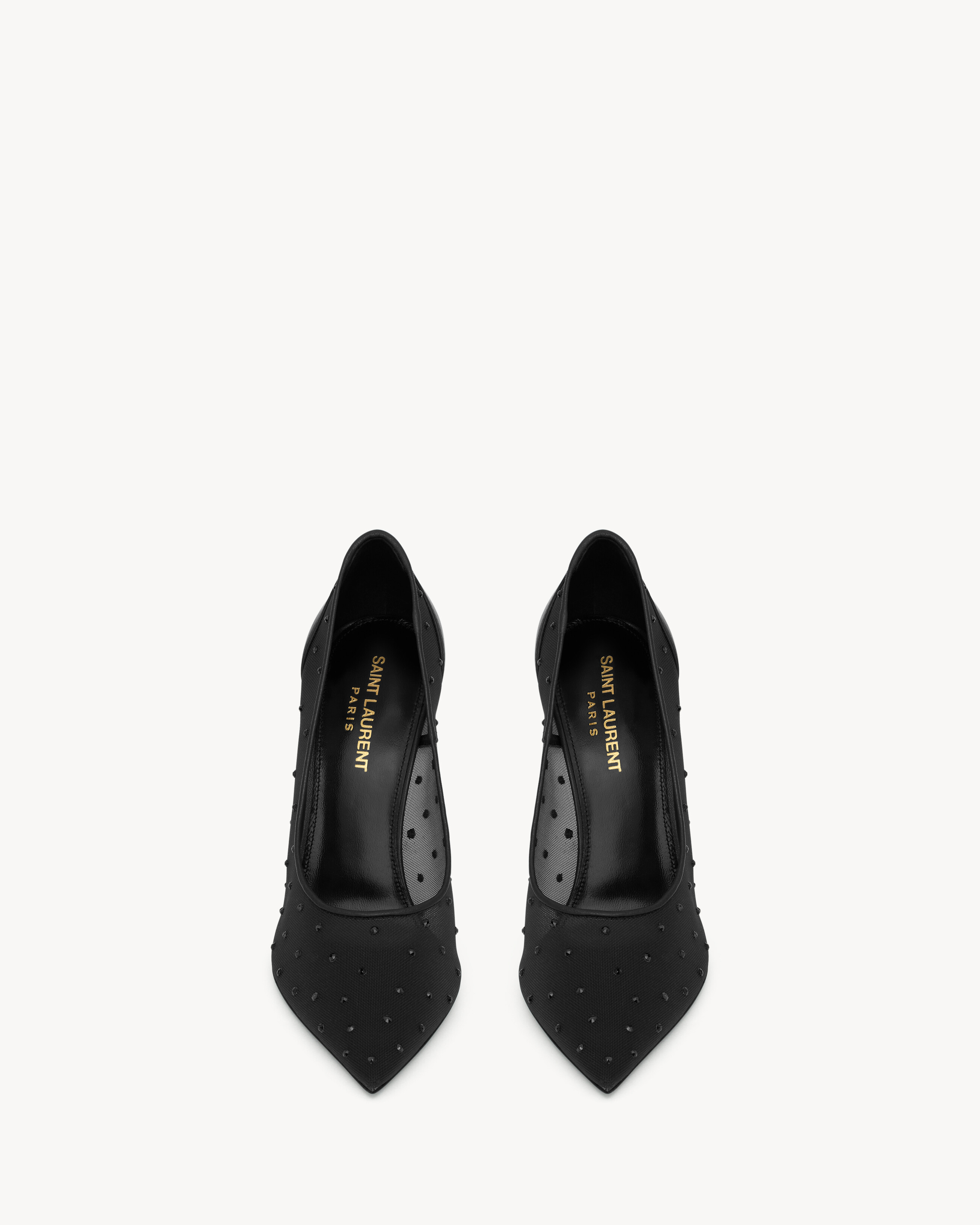 ANJA pumps in rhinestone mesh