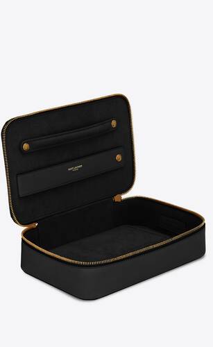 large jewelry box in leather