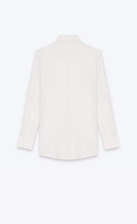 Shirt in silk crêpe | Saint Laurent | YSL.com