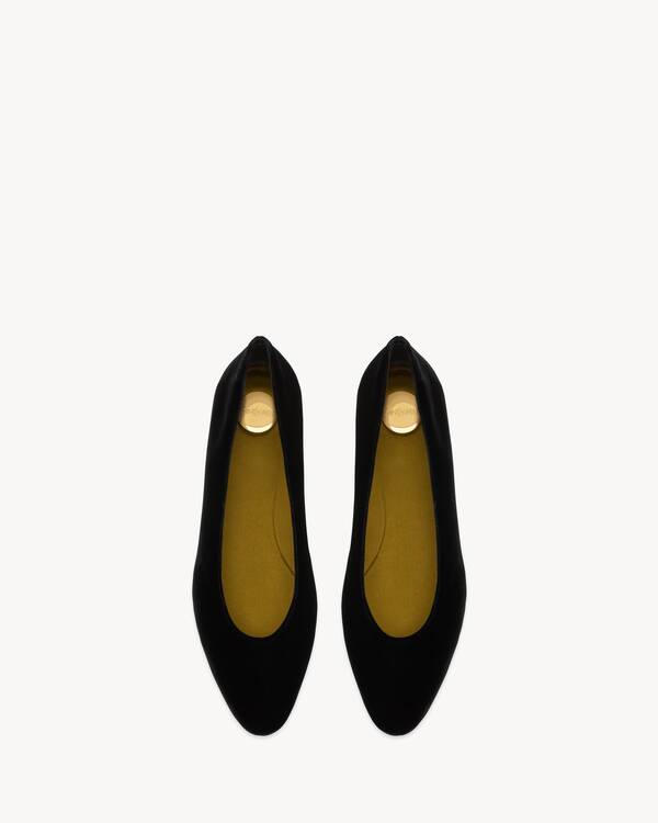 フラットシューズ SAINT LAURENT Woman Flat shoes Black Saint Laurent Flat Shoes for Women | Mytheresa