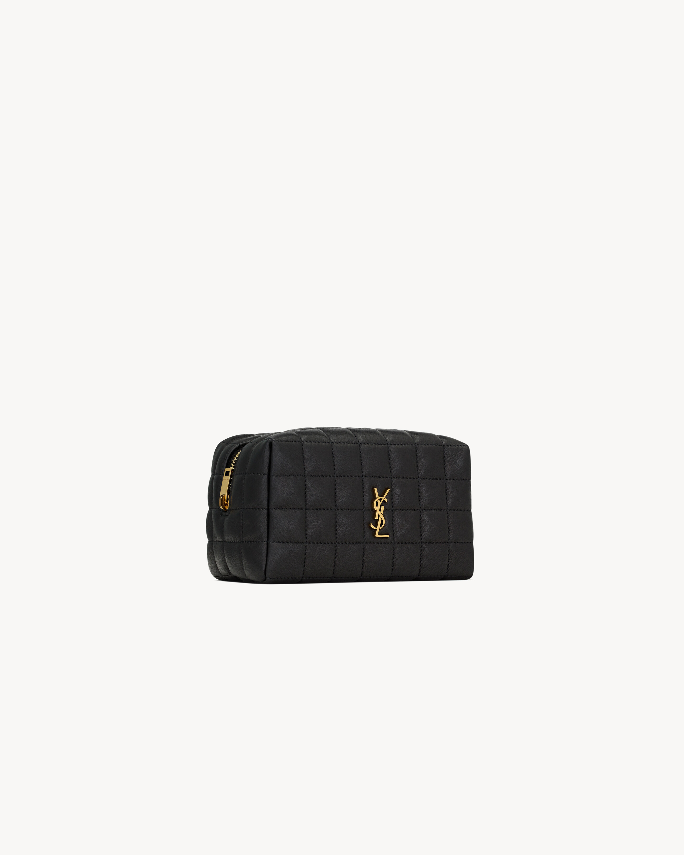 CASSANDRE MATELASSÉ CARRÉ small cosmetic pouch in lambskin