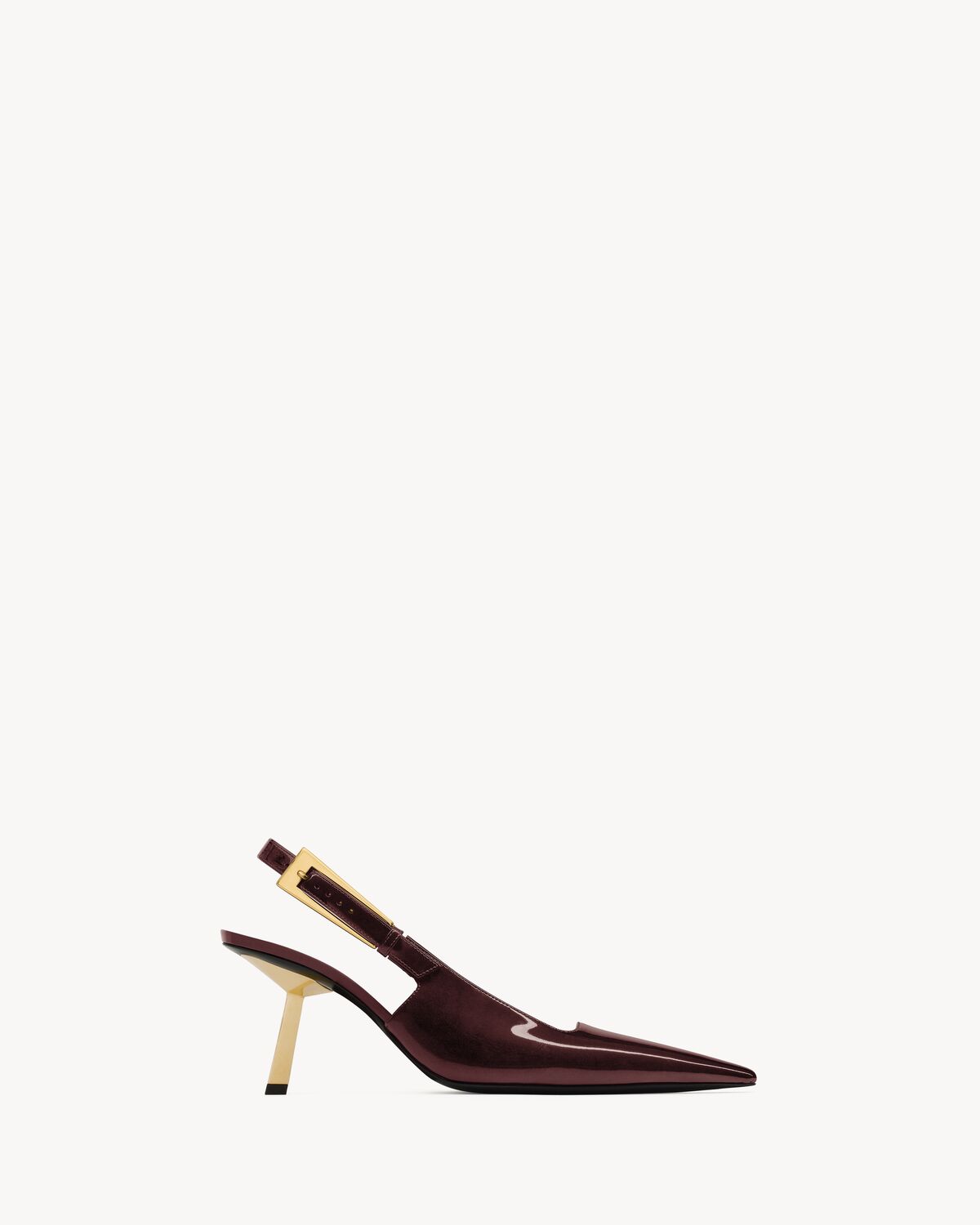 LEE slingback pumps in patent leather | Saint Laurent | YSL.com