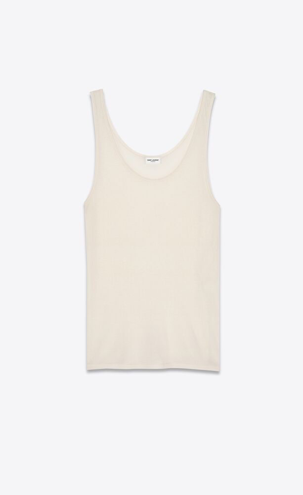 tank top in jersey