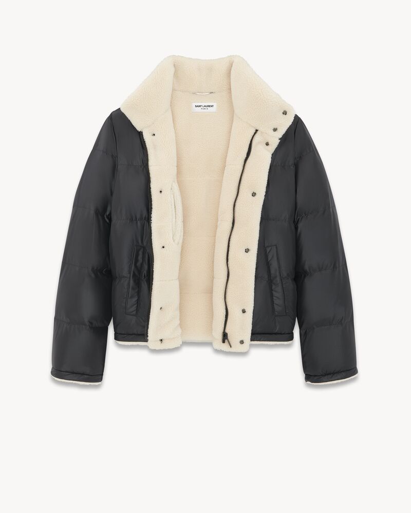 Saint Laurent Down Puffer Jacket in Nylon