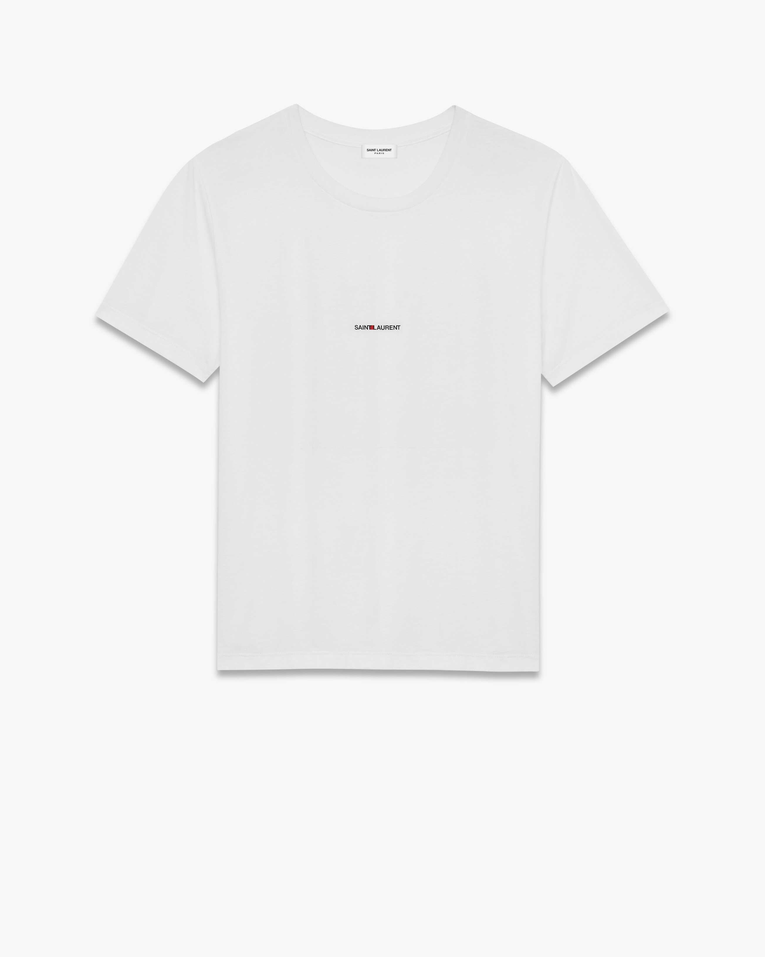 「saint laurent」 ショートスリーブ ｔシャツ（ホワイト）