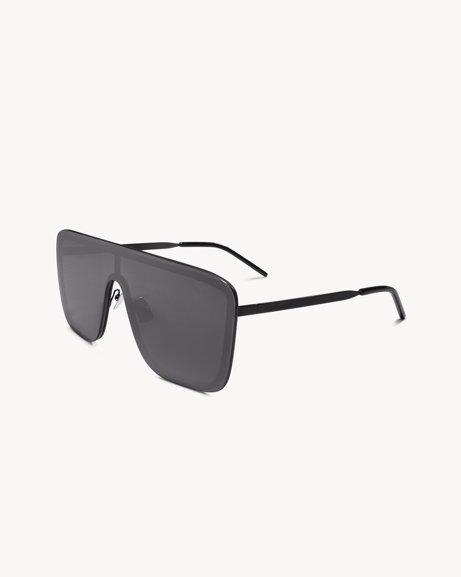 Saint Laurent Mask Shield Mirrored Sunglasses | Neiman Marcus